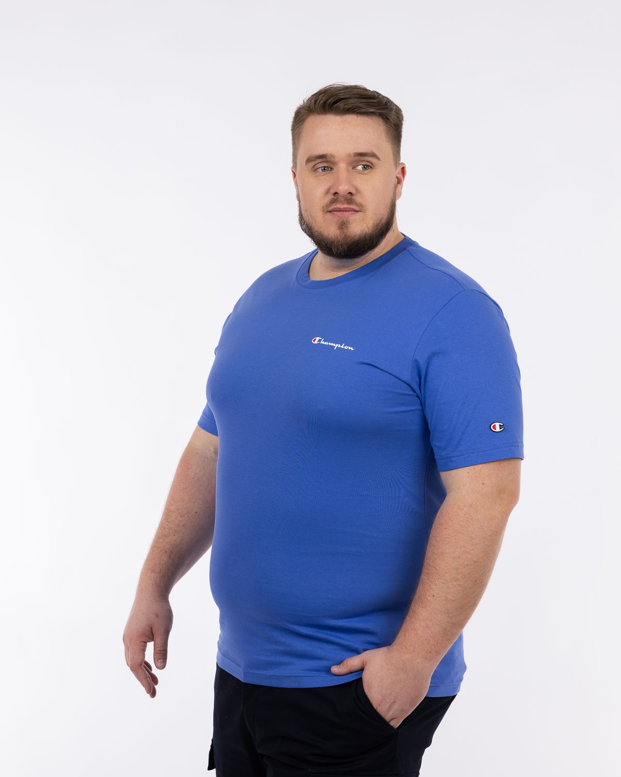 Tee shirt grande taille bleu roi