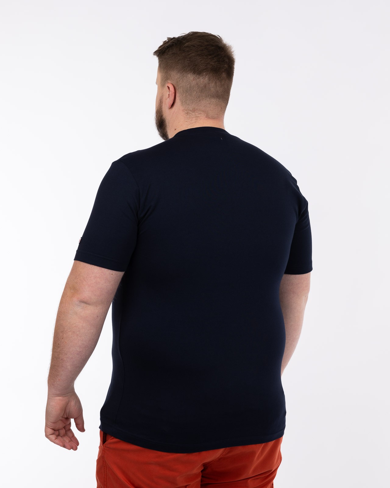 Tee shirt grande taille bleu marine