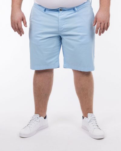 Short chino grande taille bleu ciel