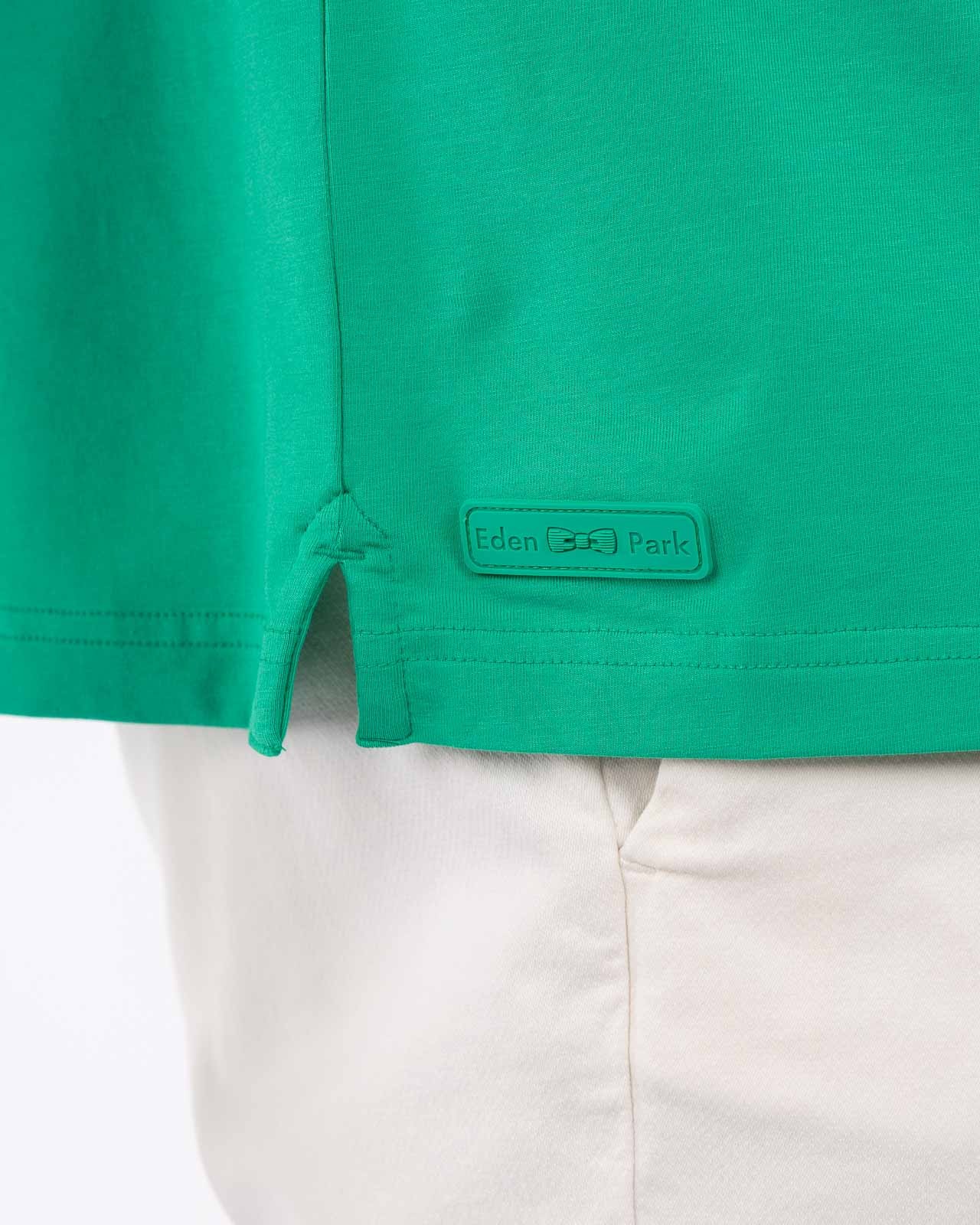 Polo jersey grande taille vert