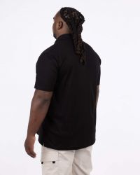 Polo piqué grande taille noir