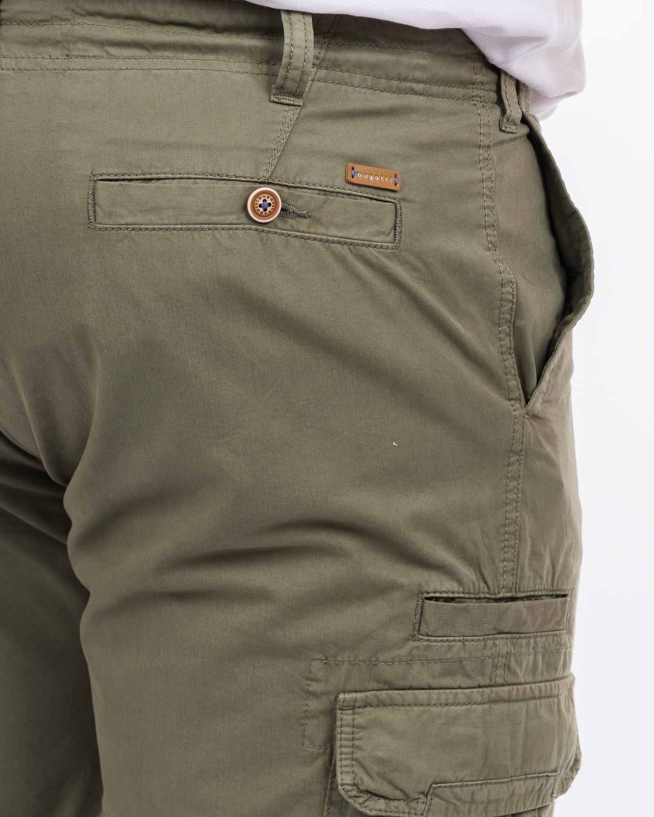 Short cargo grande taille vert kaki