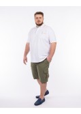 Short cargo grande taille vert kaki