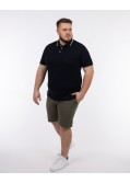 Short chino avec ceinture grande taille vert