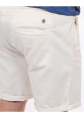Short en maille stretch grande taille blanc cassé