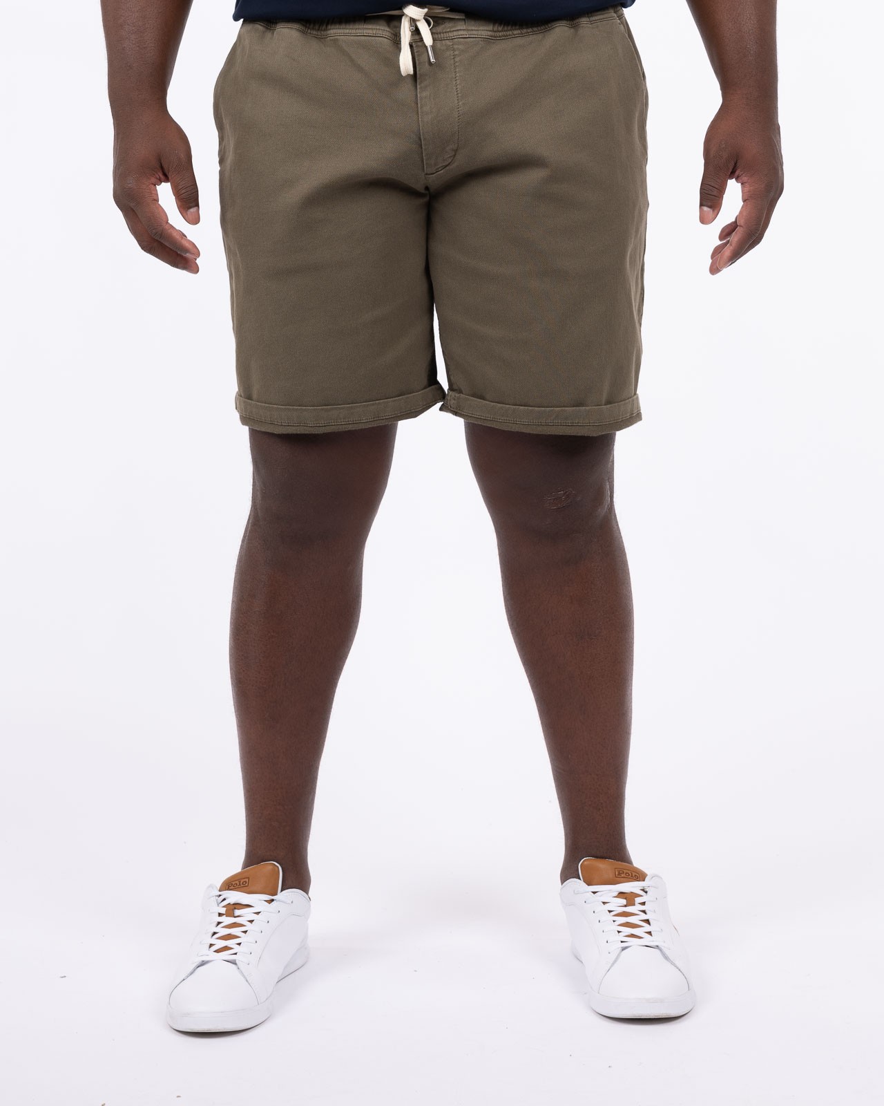 Short en maille stretch grande taille vert tilleul