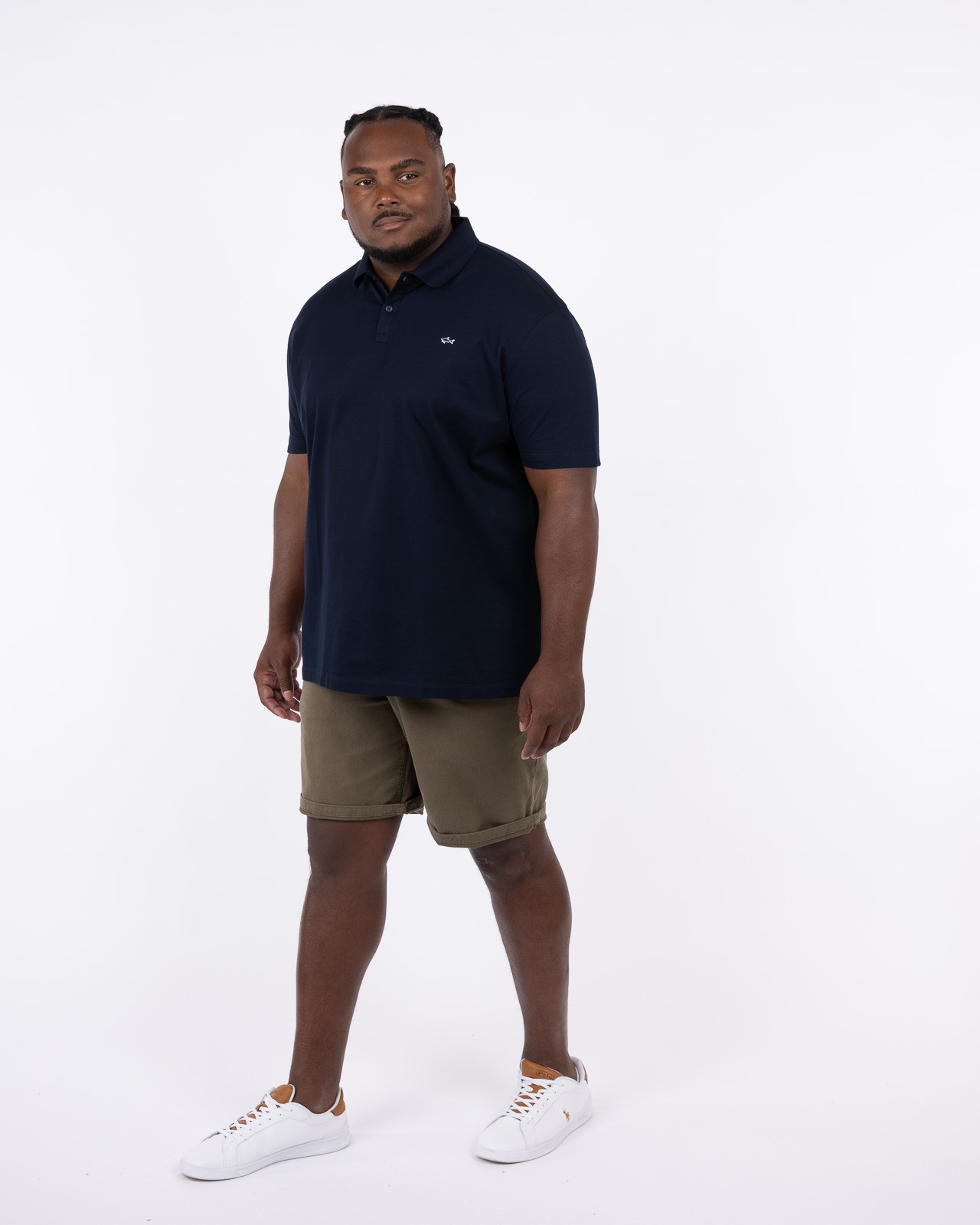 Short en maille stretch grande taille vert tilleul