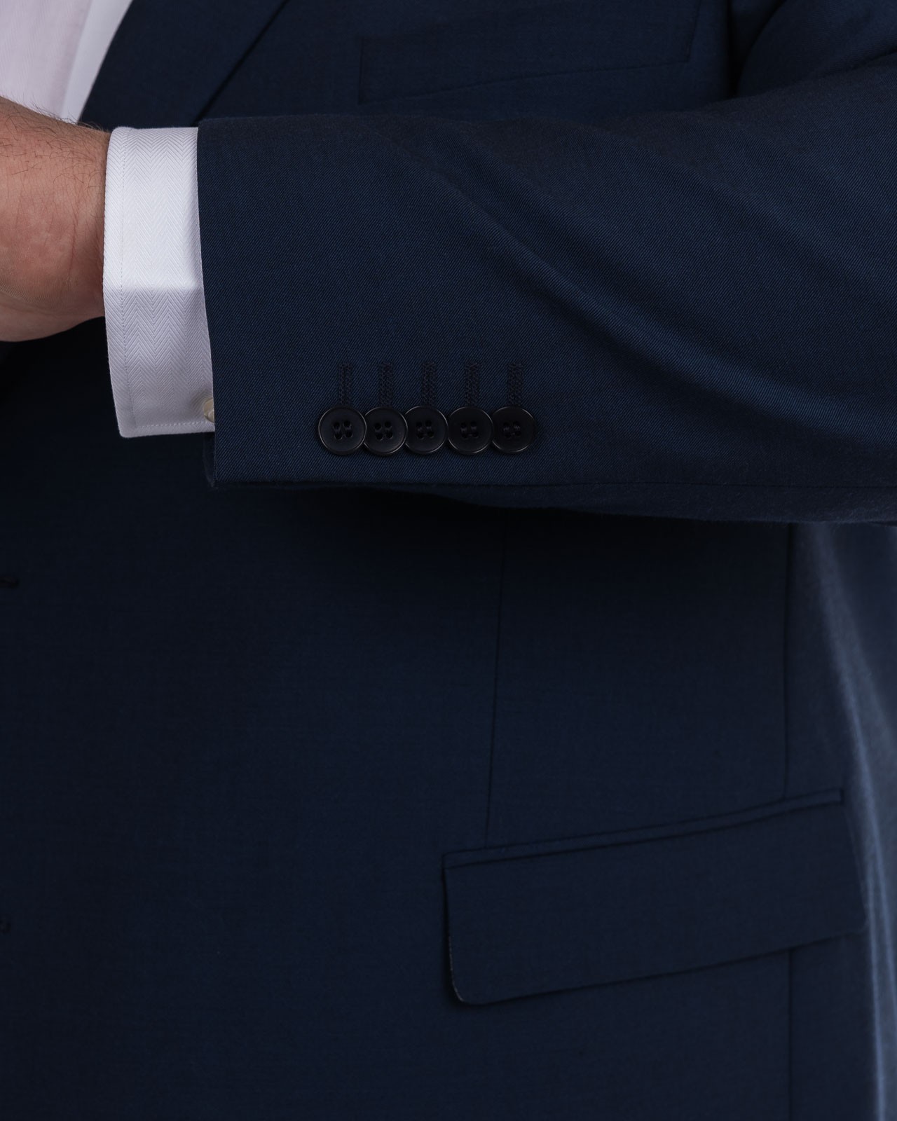 Veste de costume travel grande taille bleu marine