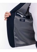 Veste de costume travel grande taille bleu marine