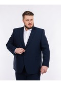 Veste de costume travel grande taille bleu marine