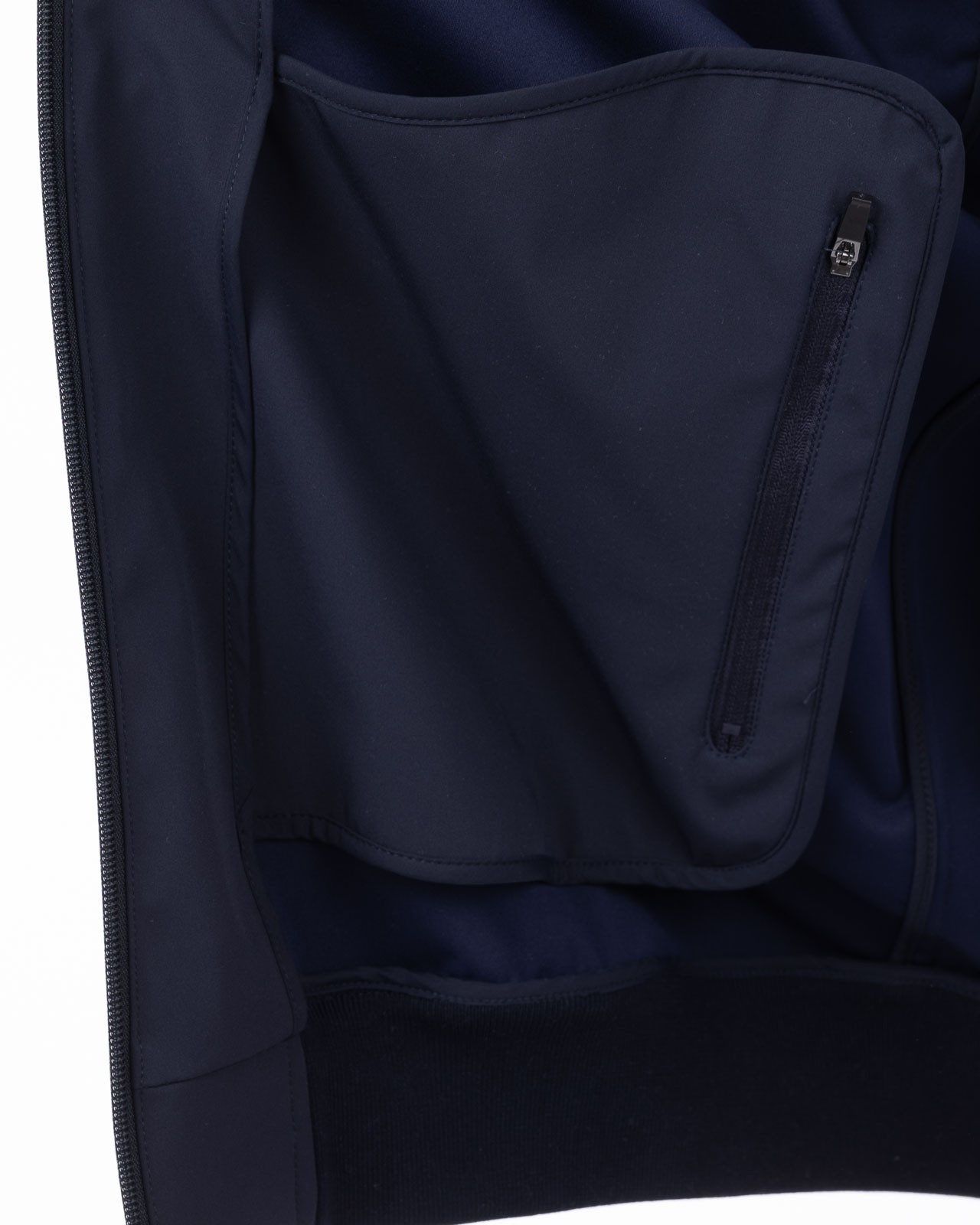 Blouson softshell grande taille bleu marine