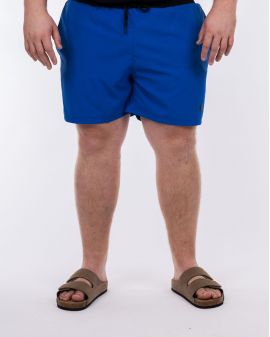 Short de bain grande taille bleu roi