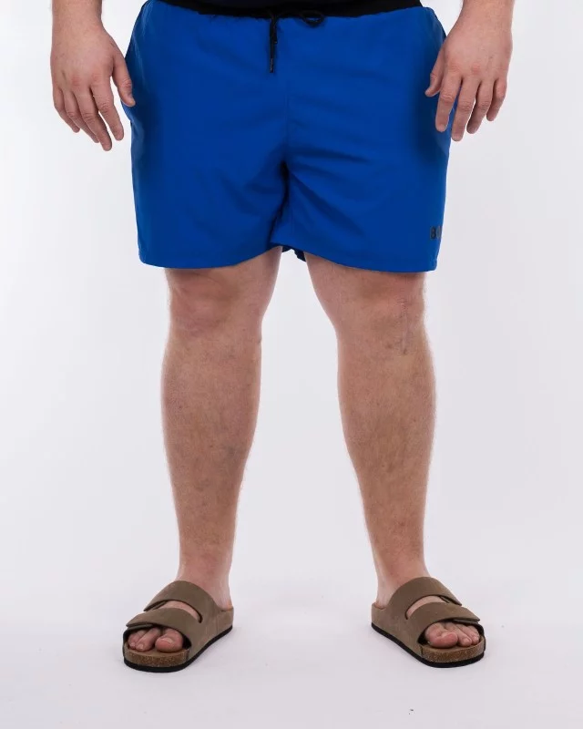 Short de bain grande taille bleu roi
