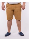 Short chino grande taille camel