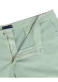 Short chino tencel grande taille vert amande