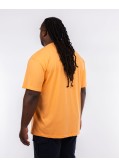 T-shirt col rond Sunset grande taille orange