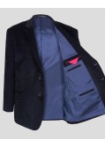 Veste corduroy grande taille bleu marine