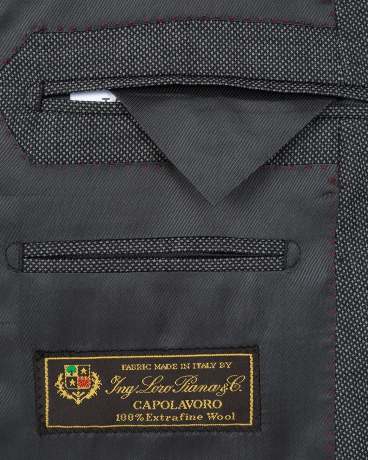 Costume grande taille anthracite