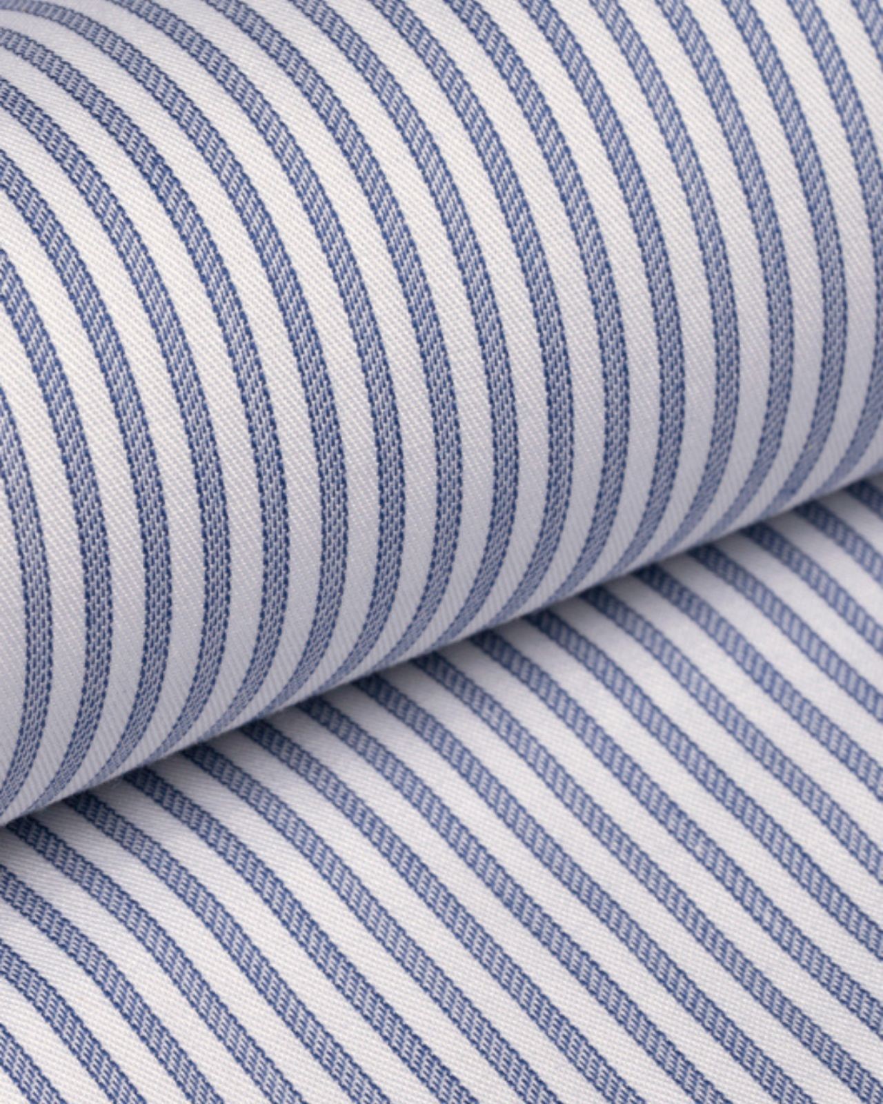 Chemise à rayures grande taille bleu