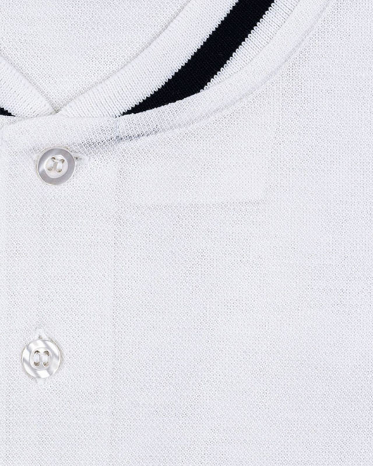 Polo grande taille blanc