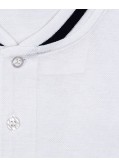 Polo grande taille blanc