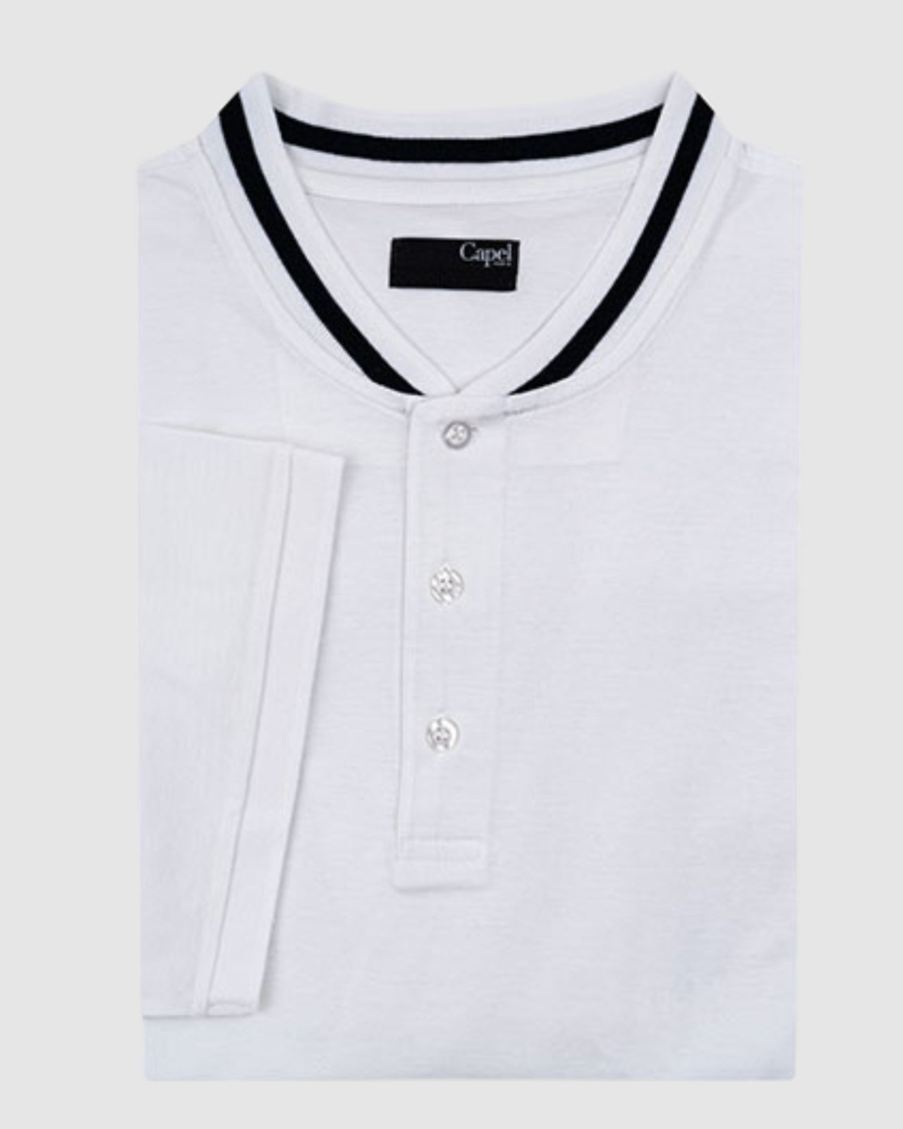 Polo grande taille blanc