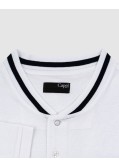 Polo grande taille blanc