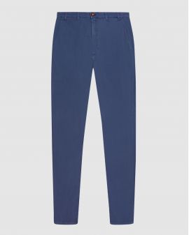 Pantalon chino grande taille bleu