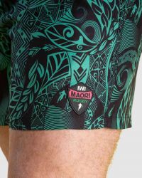 Short de bain Maori grande taille vert