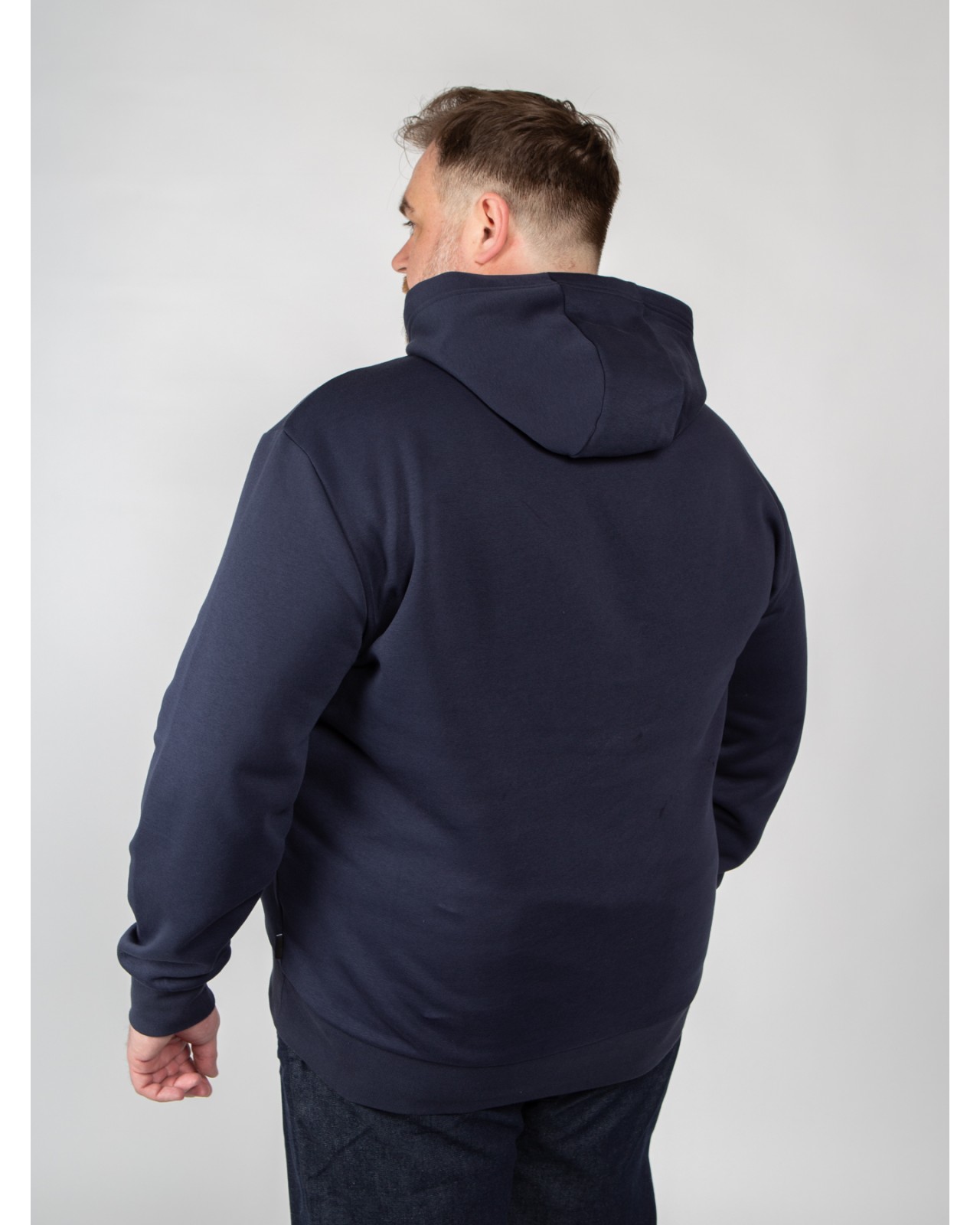 Sweat à capuche Calvin Klein grande taille bleu nuit - Size-factory