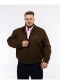 Blouson bi-swing grande taille marron