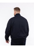 Blouson en coton grande taille bleu marine