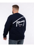 Sweat grande taille bleu marine