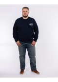 Sweat grande taille bleu marine
