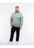 Sweat à capuche grande taille vert