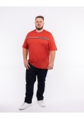 T-shirt grande taille rouge