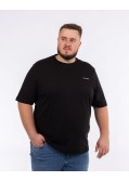 T-shirt interlock grande taille noir