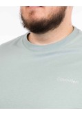 T-shirt logo dans le dos grande taille vert