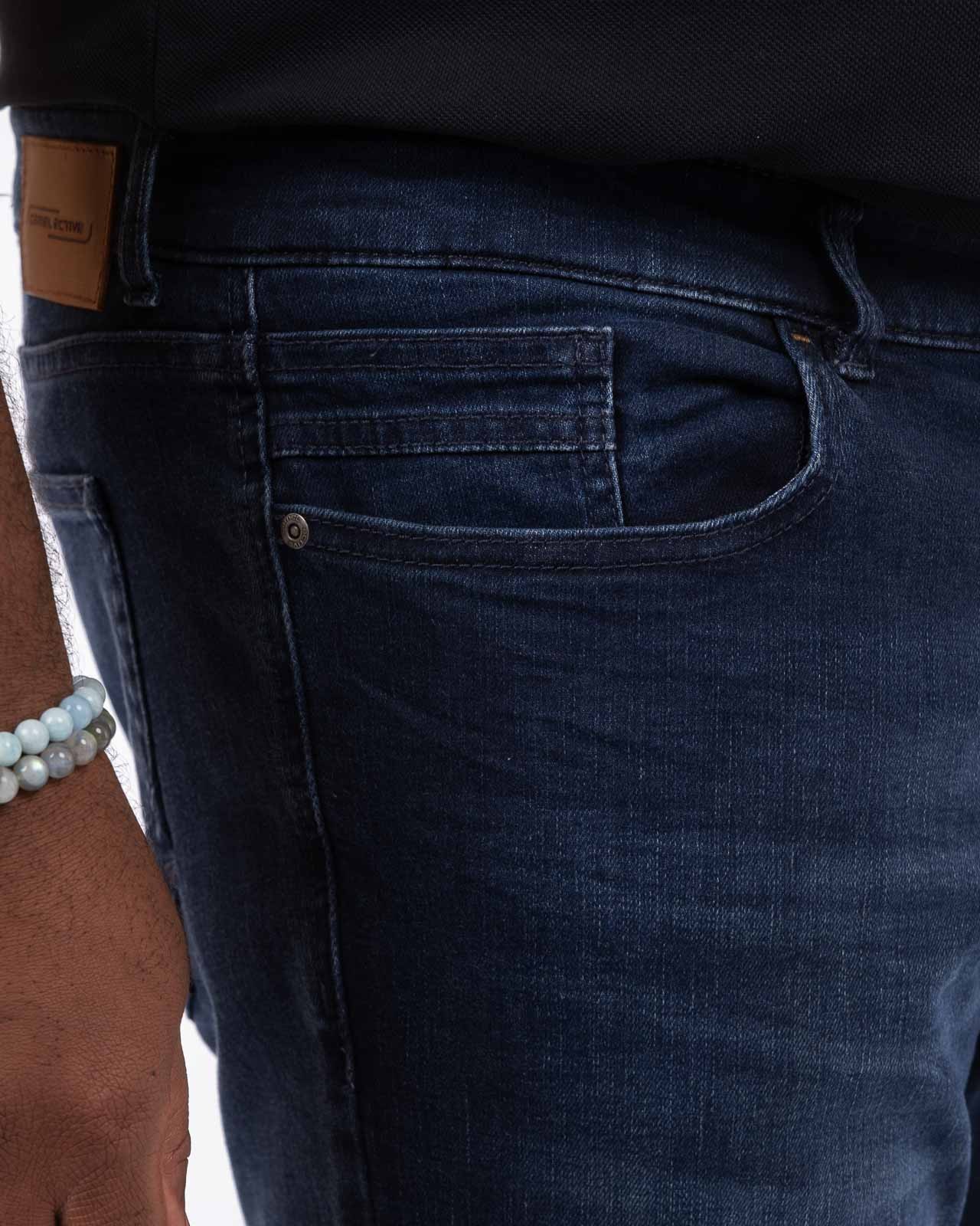 Jean super stretch grande taille bleu