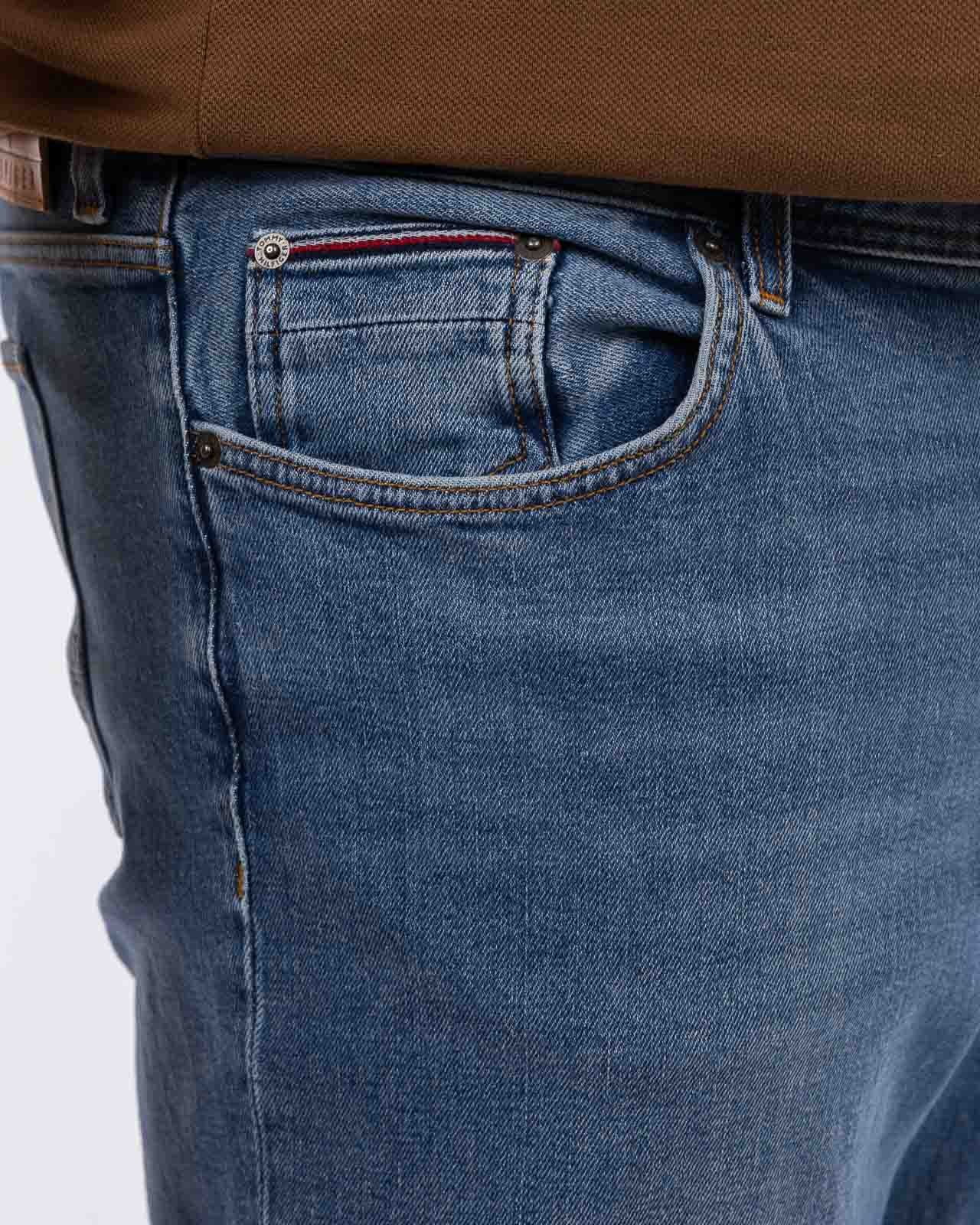 Jean regular stretch grande taille bleu indigo