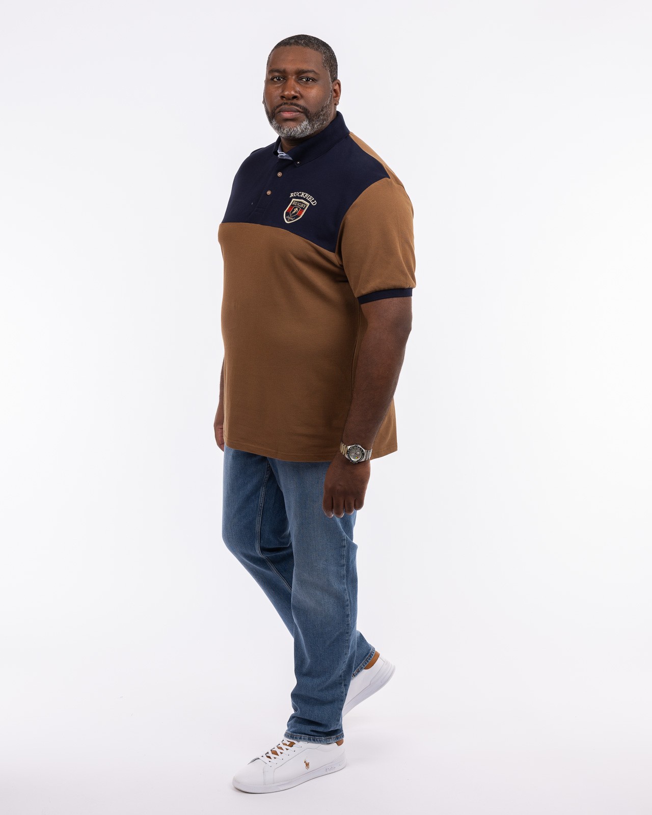 Jean regular stretch grande taille bleu indigo