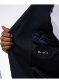 Veste armurée stretch grande taille bleu marine