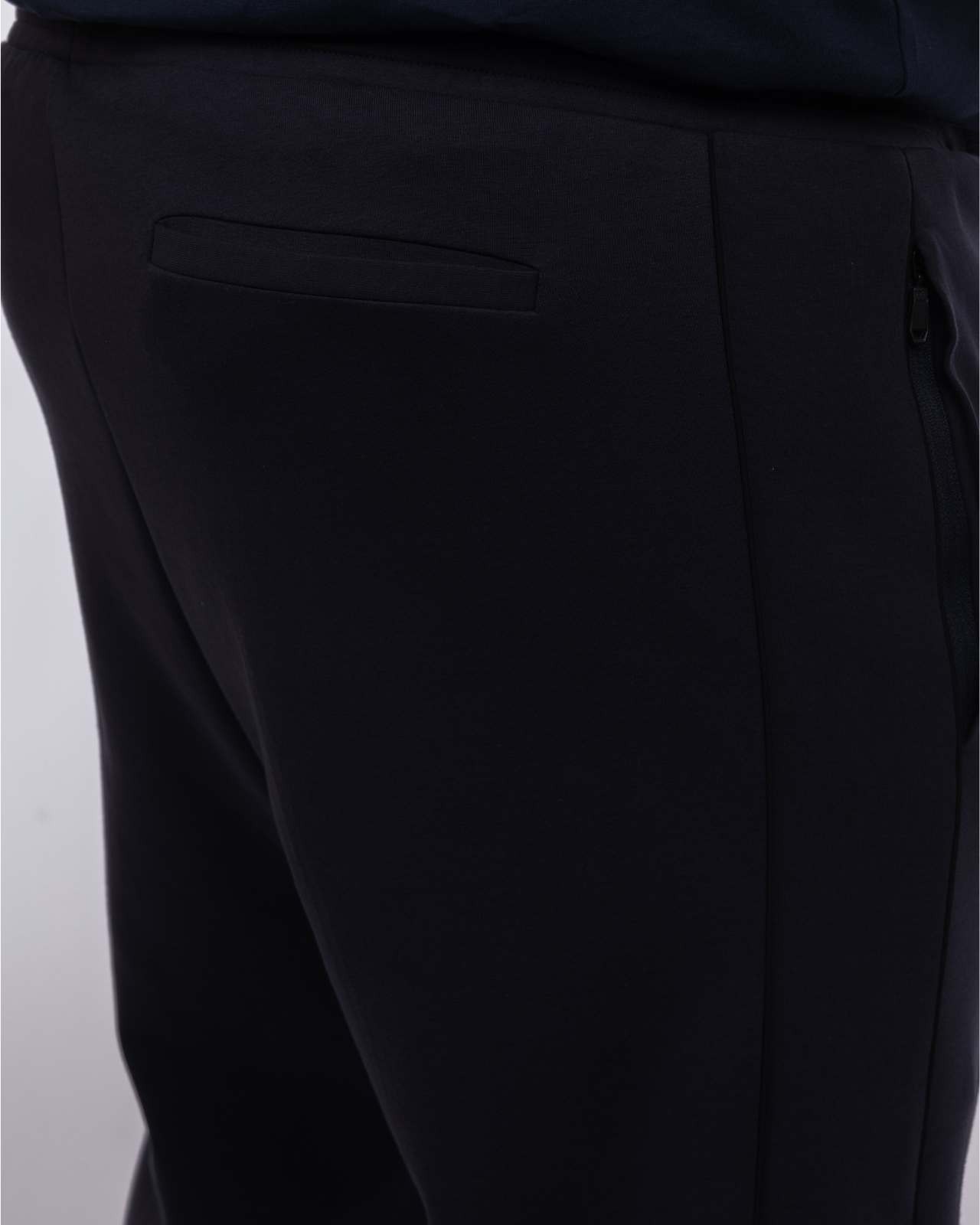 Bas de survêtement zippé grande taille bleu marine