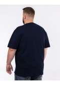 T-shirt signature grande taille bleu marine