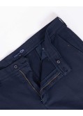 Pantalon chino armuré pour homme grand bleu marine