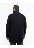 Manteau armuré grande taille bleu marine