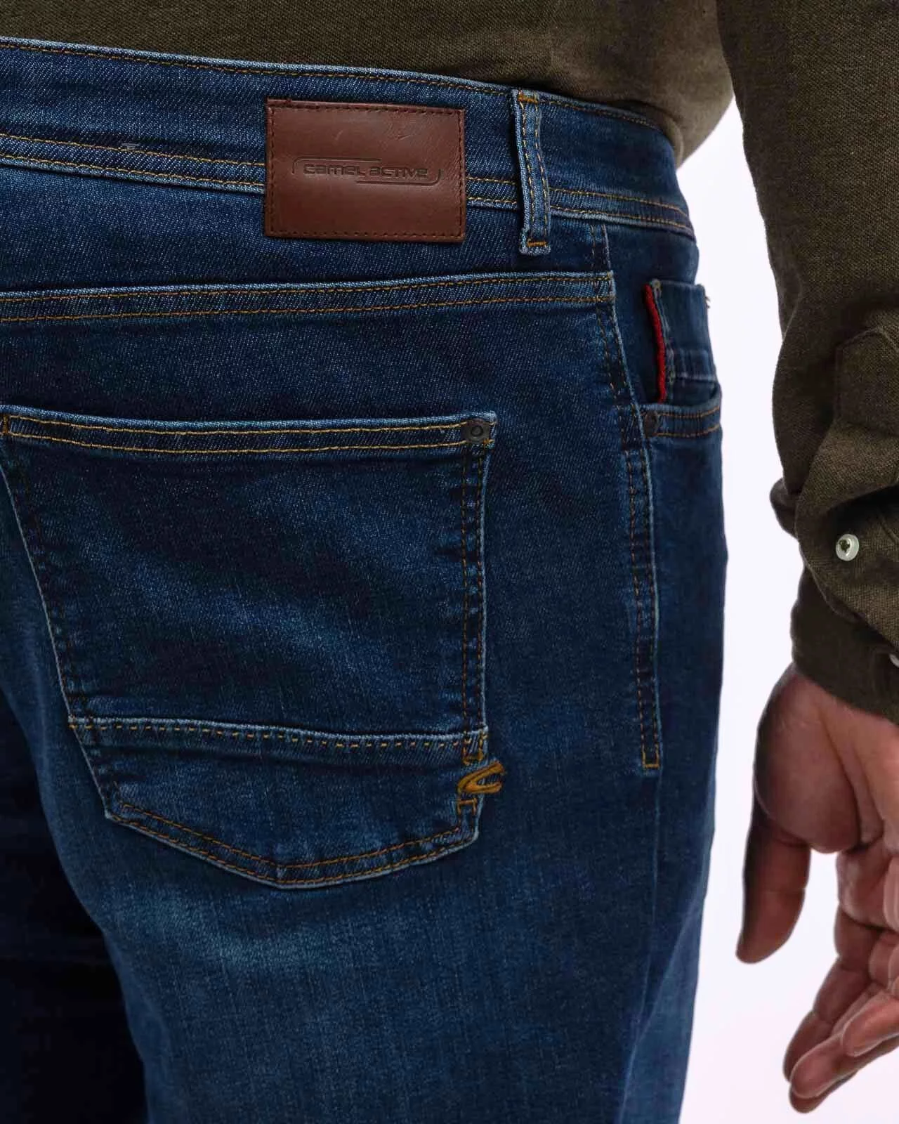 Jean super stretch coupe droite Regular grande taille bleu stone