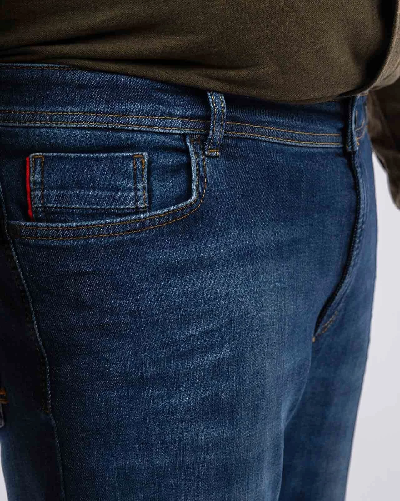 Jean super stretch coupe droite Regular grande taille bleu stone