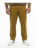 Pantalon chino grande taille jaune