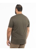 T-shirt grande taille vert kaki